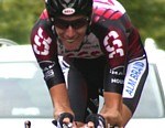Andy Schleck auf dem Weg zur Silbermedaille im Zeitfahren bei den Nationalen Meisterschaften 2007